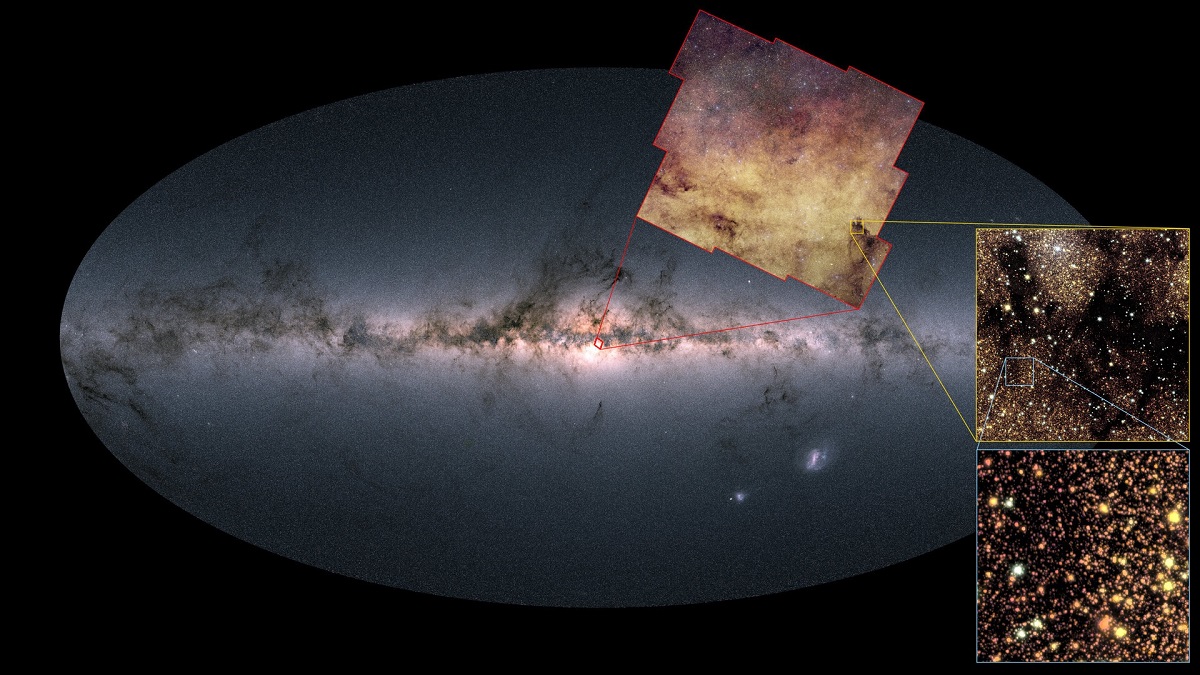 恒星6000万個を捉えた銀河系中心部の最新画像、系外惑星探索の新たな道