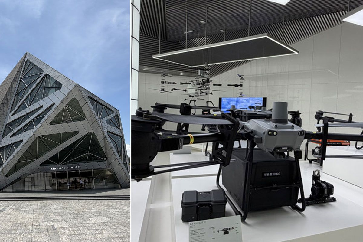 世界最大手のドローンメーカー、DJIの旗艦店