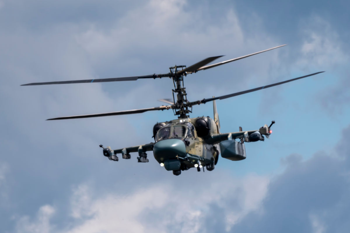 ドローン迎撃任務中のロシア軍最新鋭ヘリ、味方の誤射で撃墜される