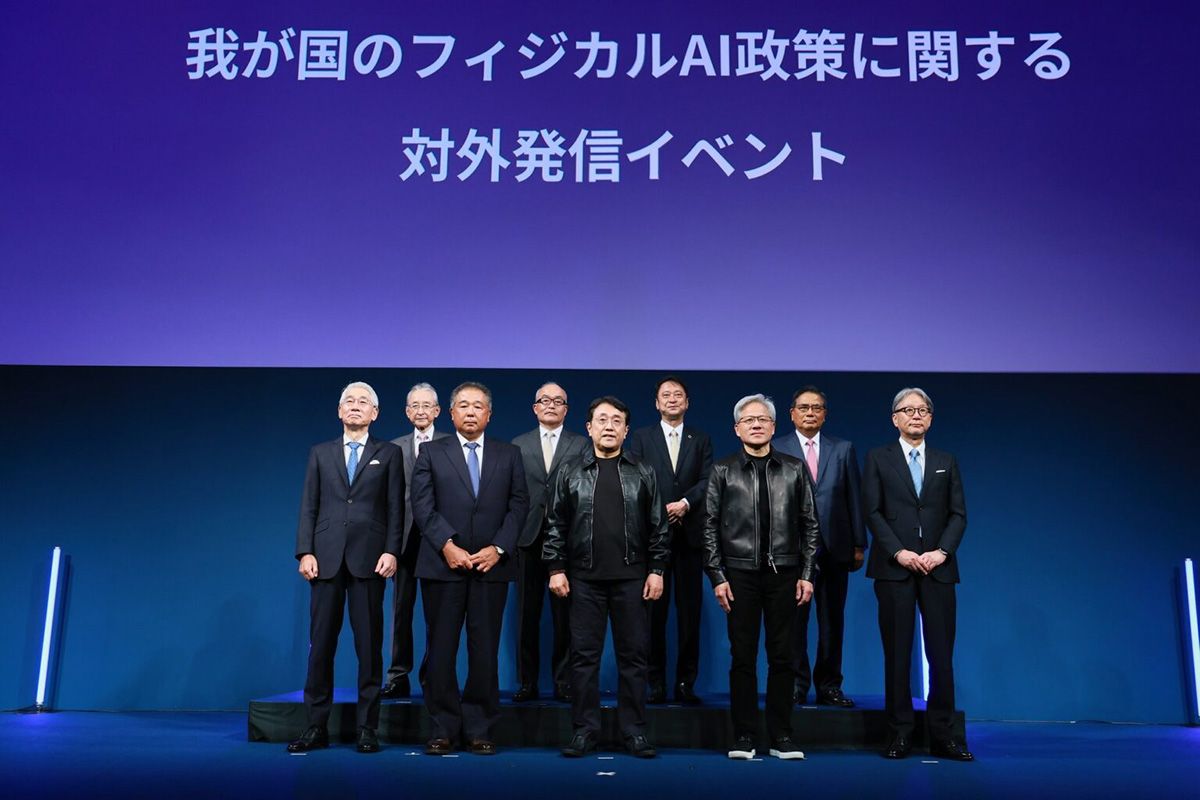 経済産業省が開催したフィジカルAIに関連するイベントにも出席したフアン氏