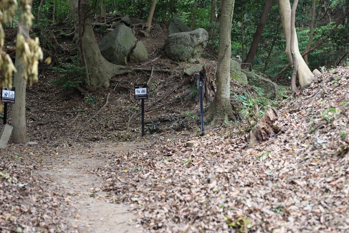 敵軍の侵入を阻む「虎口（こぐち）」