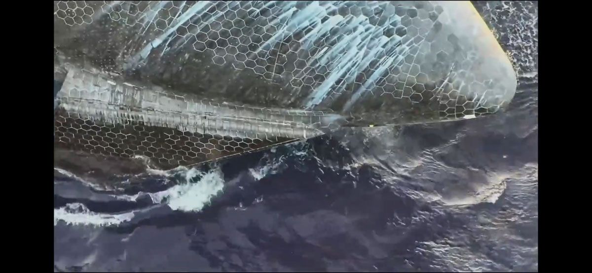 帰還後の機体の映像は重要な資料となる (c)SpaceX