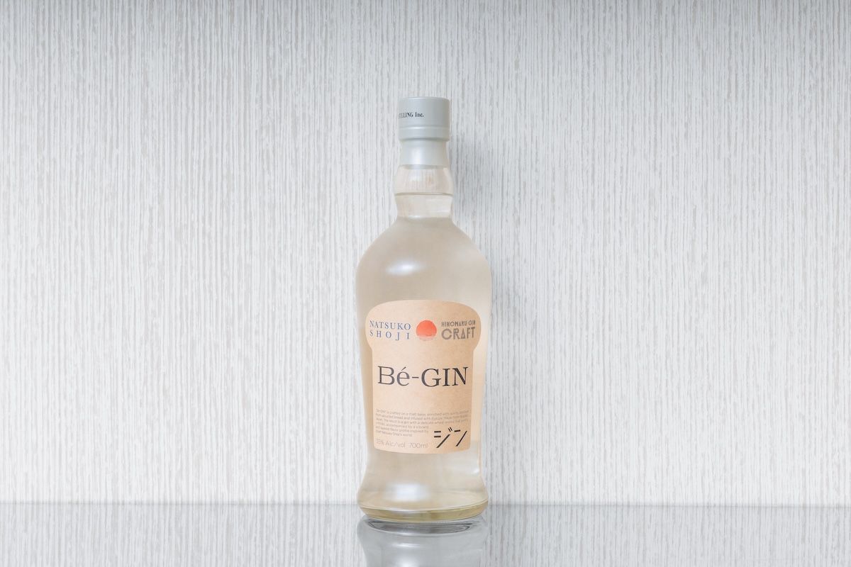日の丸ジン Be-Gin。ラベルは食パンを模したデザインだ