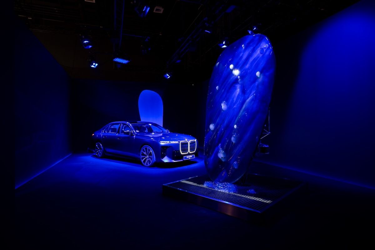 Art Basel in Basel 2026. SYMBIOSIS by A.A.Murakami: Immersive art installation with BMW M760e xDrive at the BMW Lounge in Basel. Photo: Gary Yeh (06/2026)
