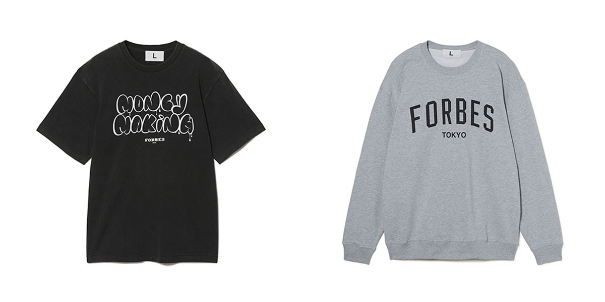 Tシャツ 9680円、スウェットシャツ 15400円