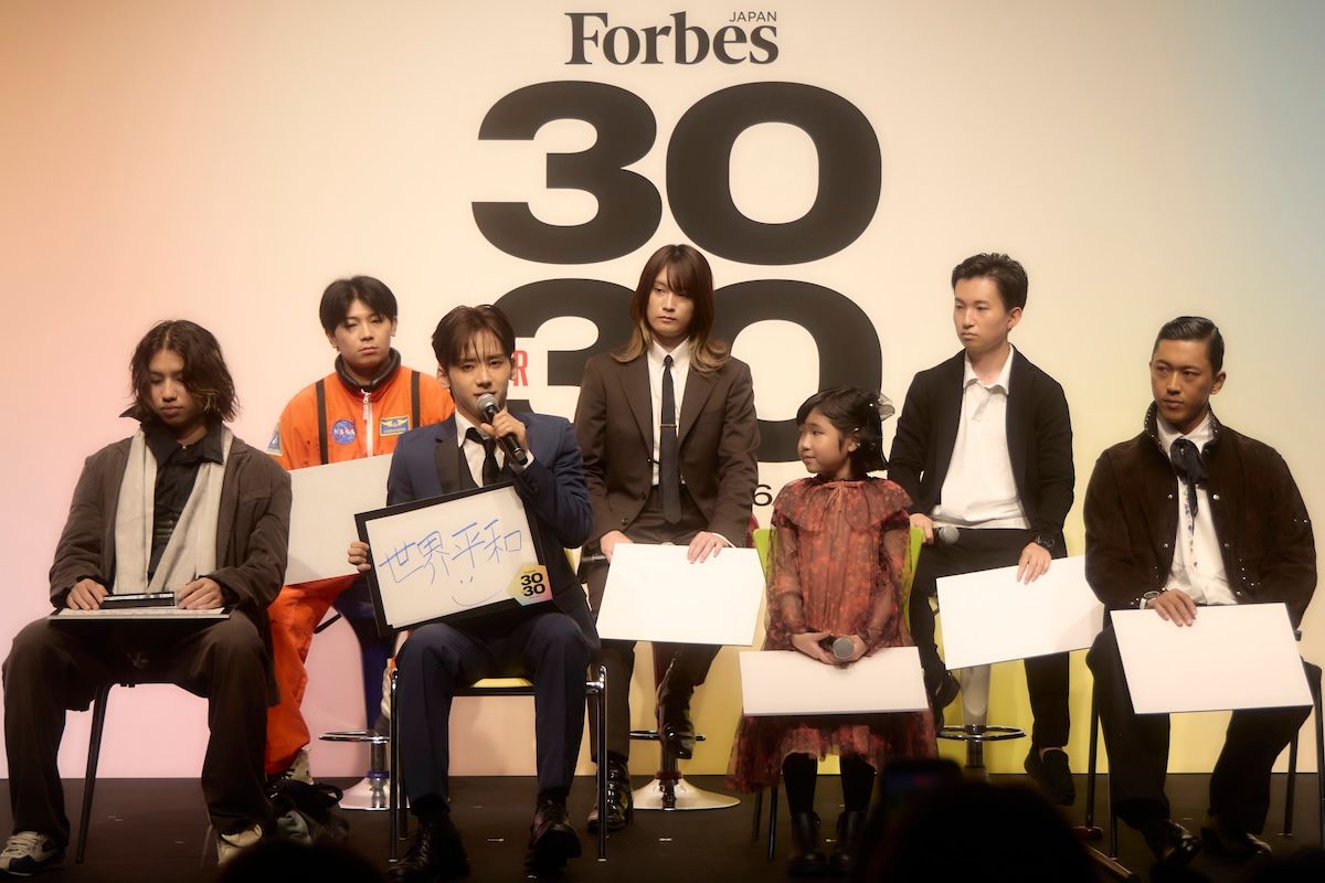 授賞式後に行われたトークセッション