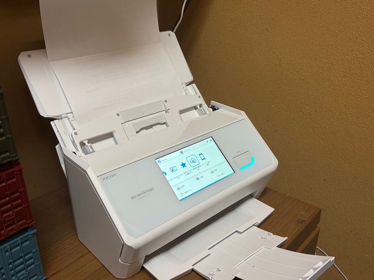 小路氏が使用しているScanSnapのiX2500