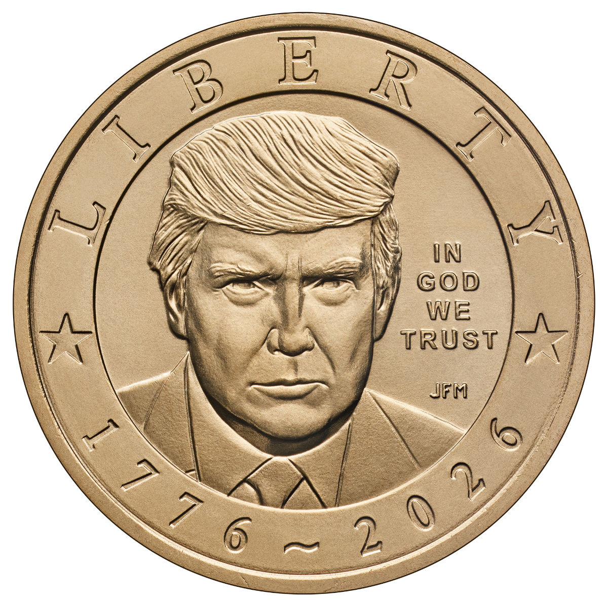 トランプの顔が刻印、金色の1ドル硬貨発売──価格は最大2.44ドルに