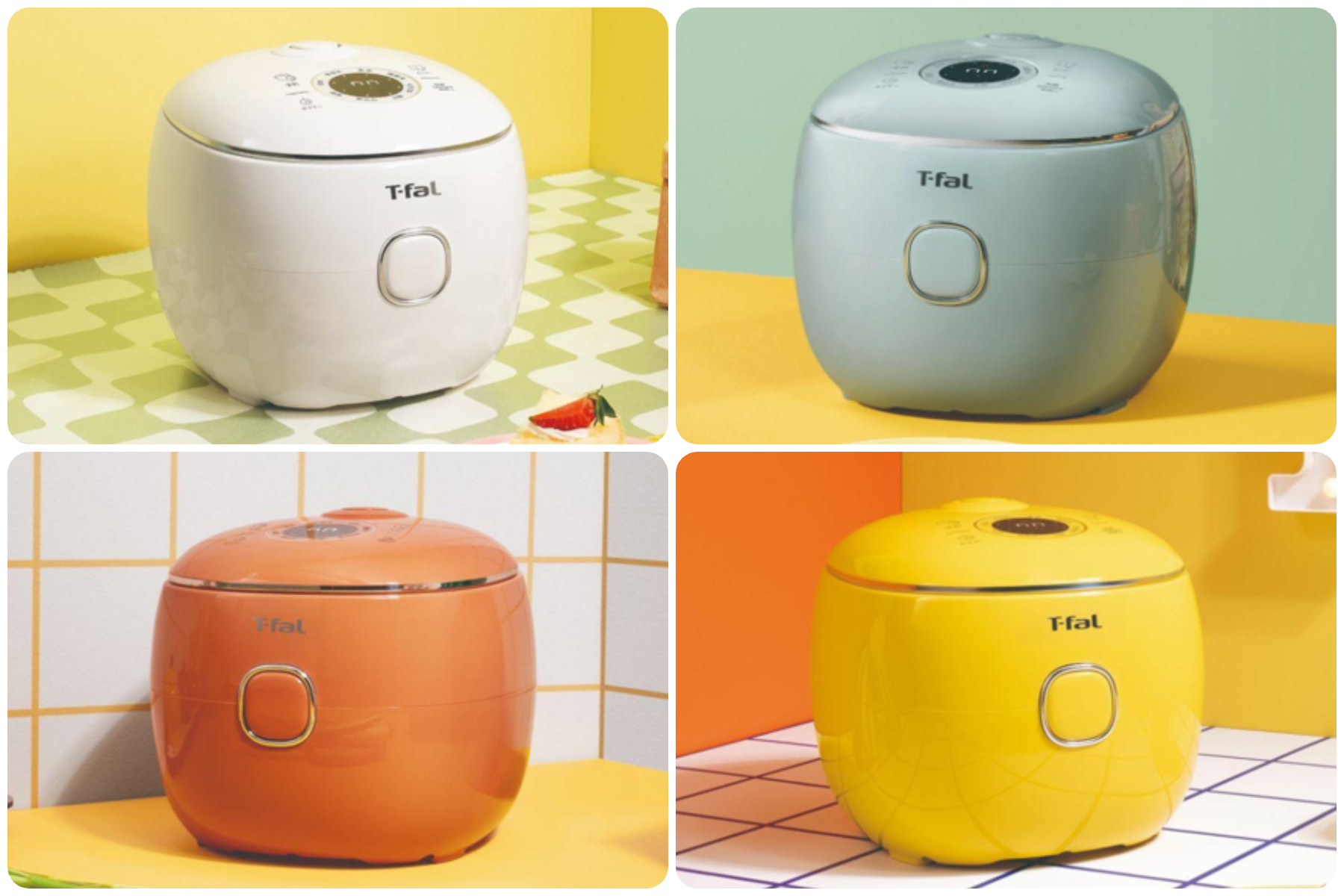 ティファールからポップな炊飯器 おかず調理にも対応：気になる