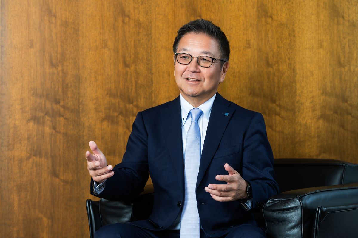 信金中央金庫 代表理事理事長の須藤浩。