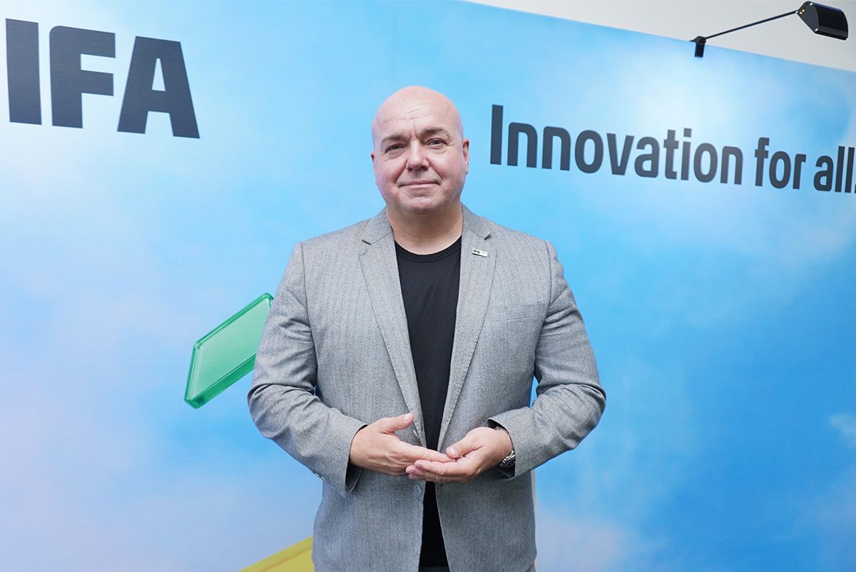 イベントを主催するIFA Management社のCEO、ライフ・リントナー氏