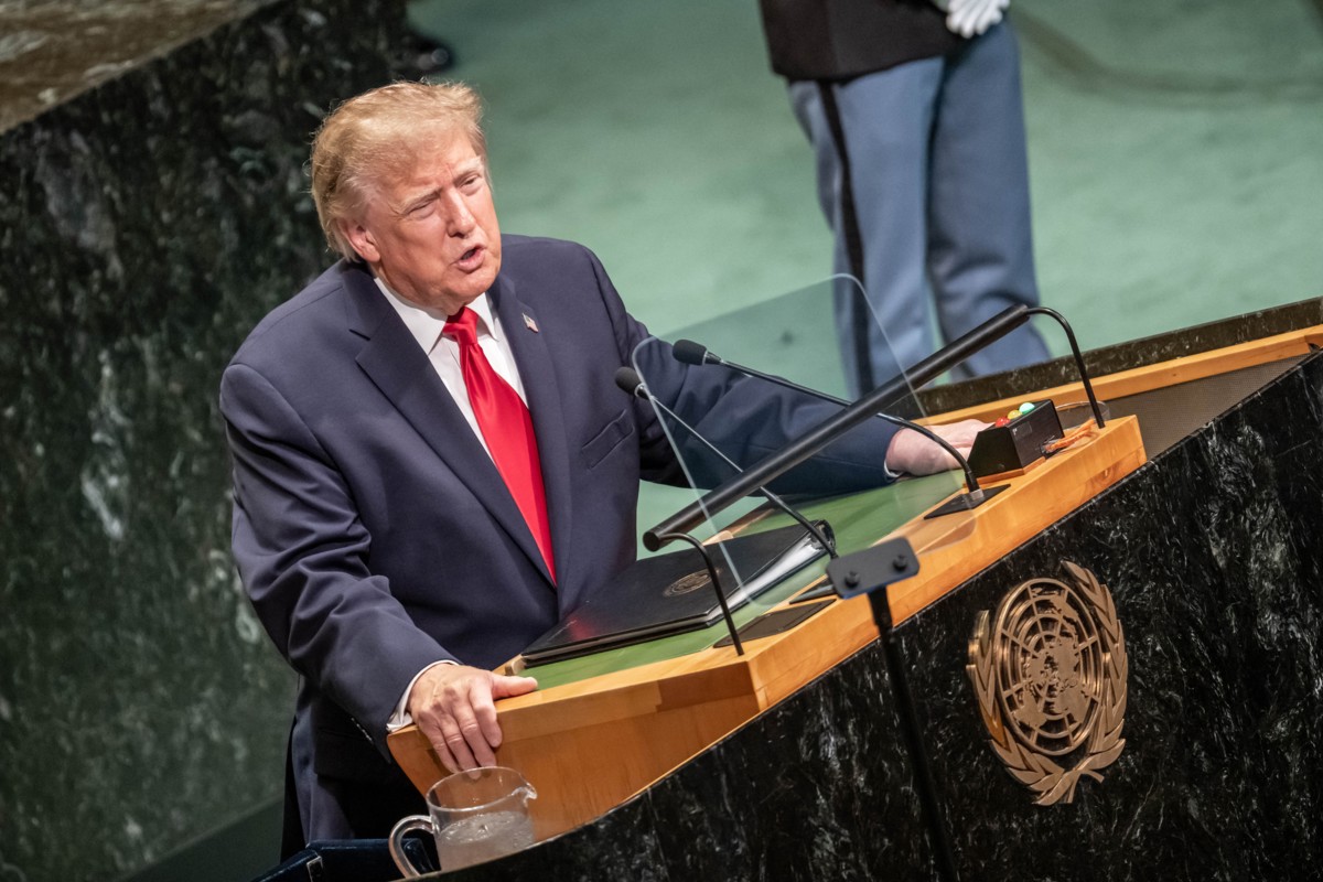 トランプ、国連到着時にCNNを非難「君たちはここにいるべきではない