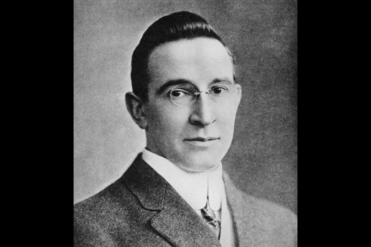 経済誌『フォーブス』創刊者のバーティー・チャールズ・フォーブス。1917年頃の写真（Published by B. C. Forbes Publishing Company, New York, 1917, Public domain, via Wikimedia Commons）