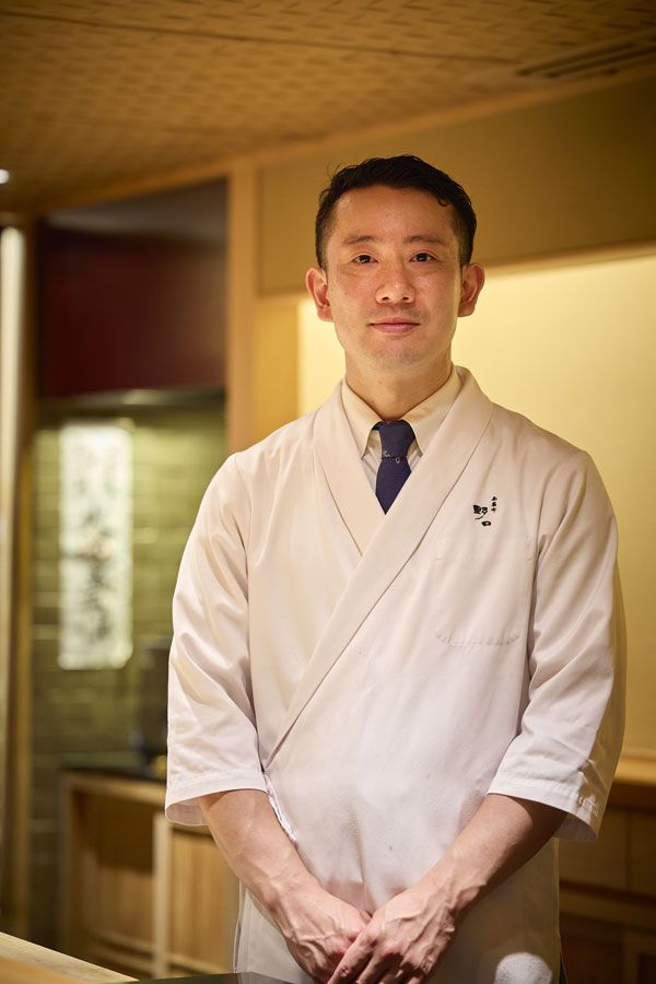 「昔ながらの日本料理を大切にしながら、奇をてらわず、現代的なアプローチを模索しています」と語る野口正太朗氏。