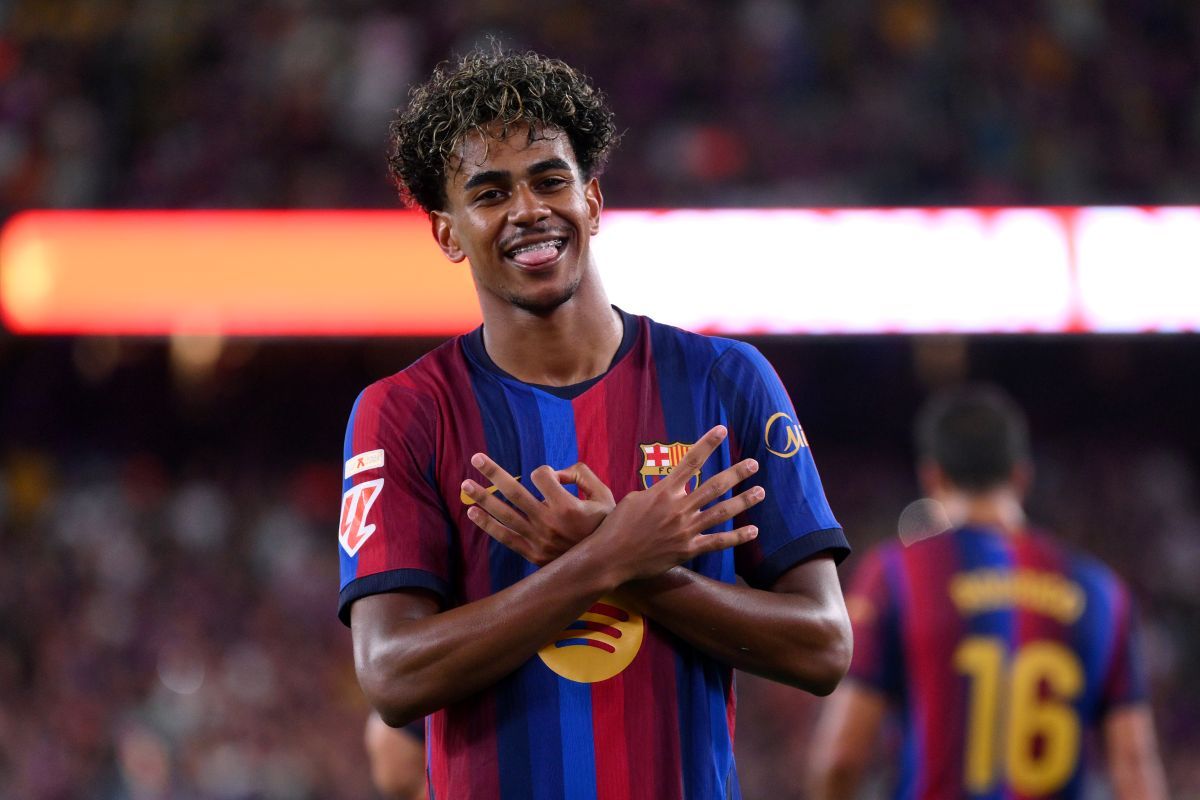 ラミン・ヤマル（Abdullah Ahmed/Getty Images）