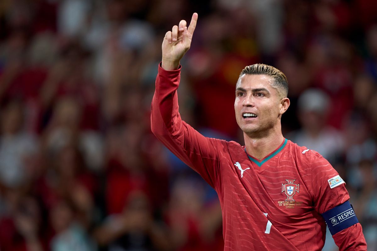 クリスティアーノ・ロナウド。2026年9月24日、UEFAネーションズリーグ・グループステージのポルトガル対ウェールズ戦で(Jose Manuel Alvarez Rey/Getty Images)