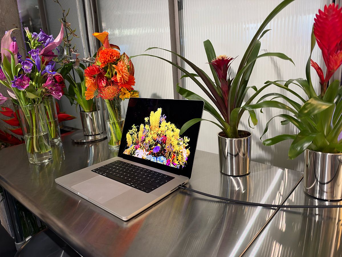 PROLED XDRディスプレイ搭載MacBook Proを創作に活かしたアーティストとして、世界で活躍するフラワーアーティストの東信氏と花樹研究所がApple Experienceに参加した