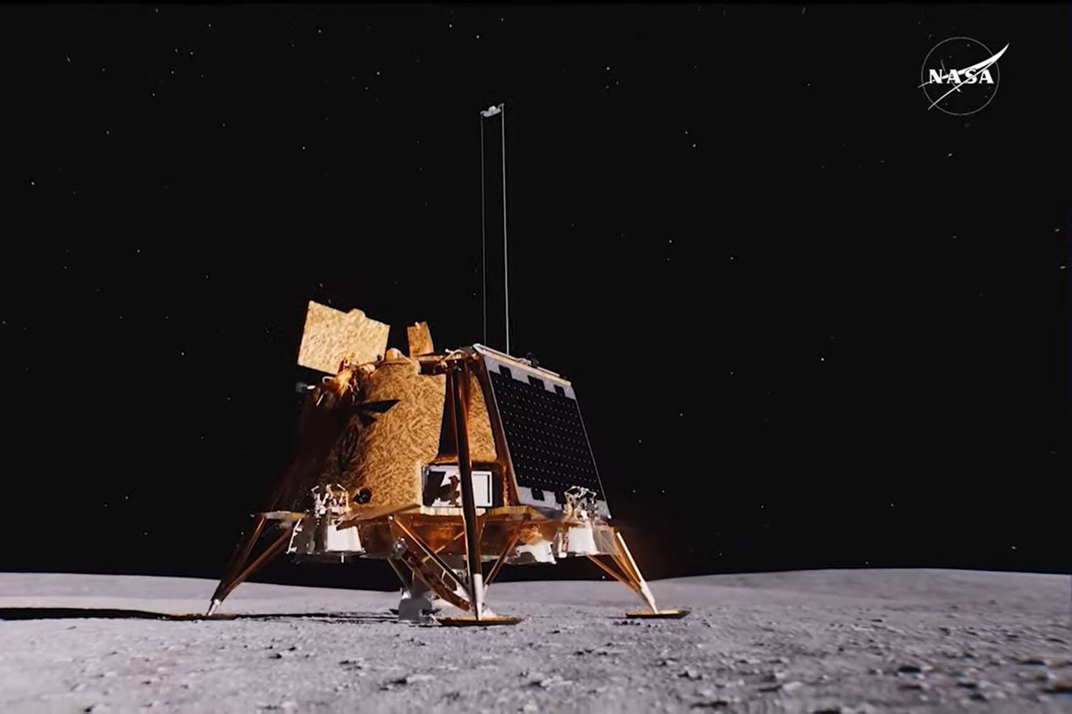 米ブルーゴーストが月面着陸成功、NASAの月面掃除機で「危難の海」を