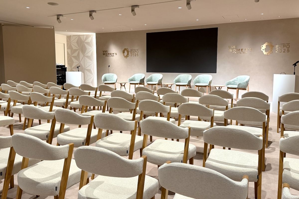 「Women’s Pavilion in collaboration with Cartier」2階の「WAスペース」