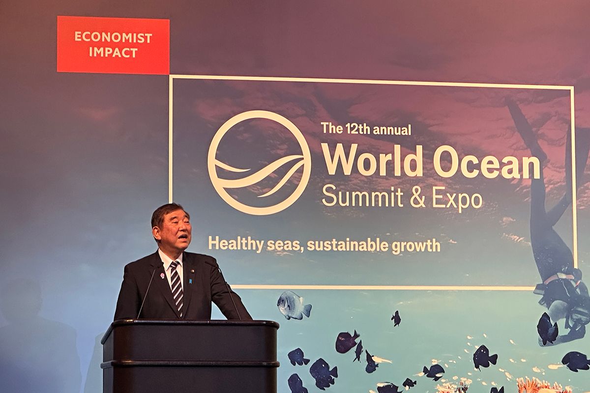 今回の「ワールドオーシャンサミット」には石破茂総理大臣も出席。特筆すべきスピーチを行った