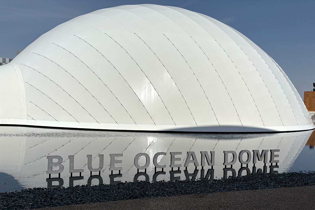 海に特化したパビリオン「ブルーオーシャンドーム」