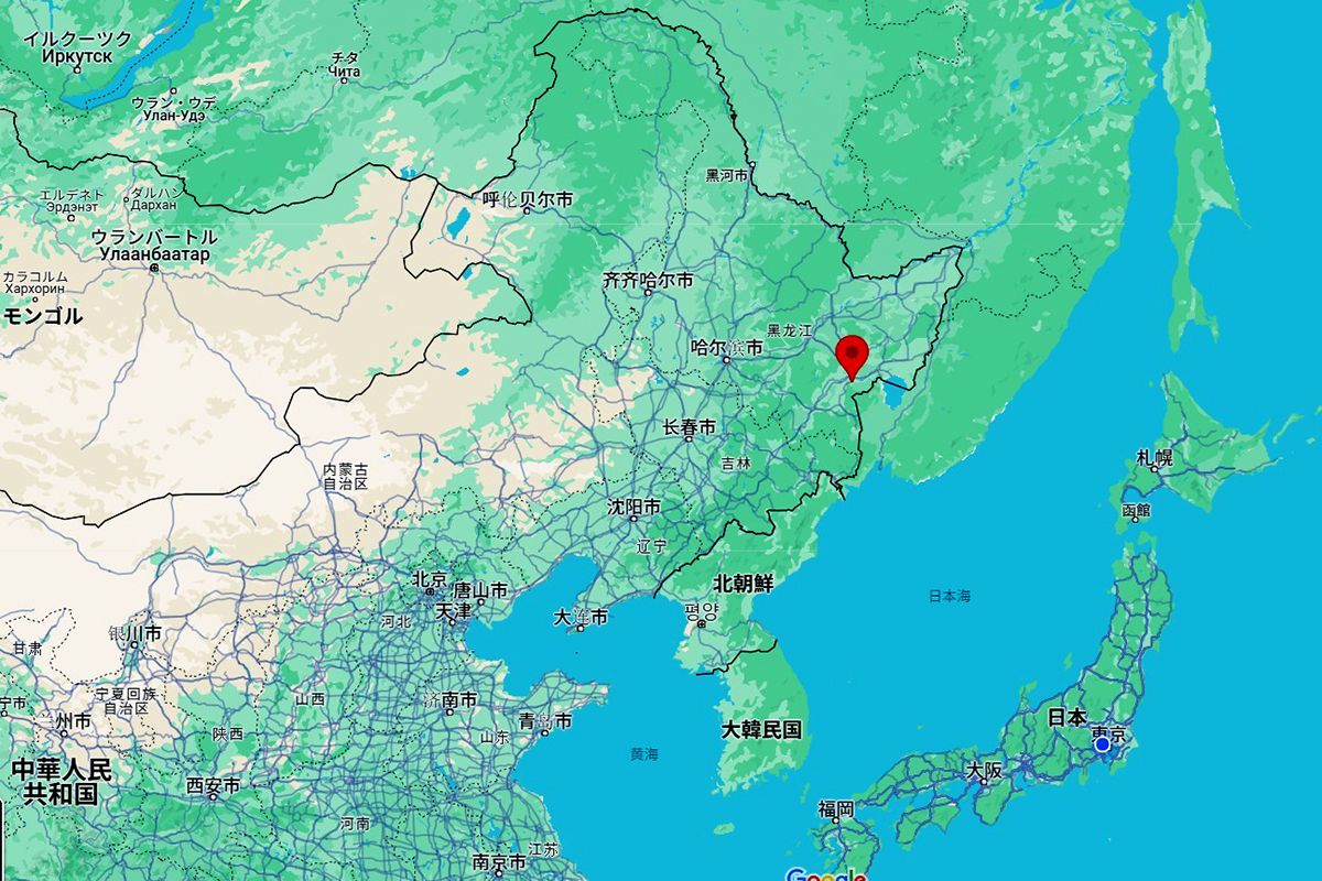 鶏西は中国黒龍江省東部に位置するロシア国境に近い町。それでも市区は広域で人口は75万人もいる
