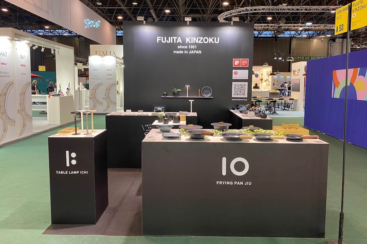 メゾンエオブジェに出展（写真提供／藤田金属株式会社）