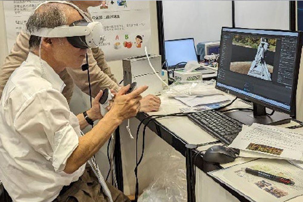 プレイ中の様子。