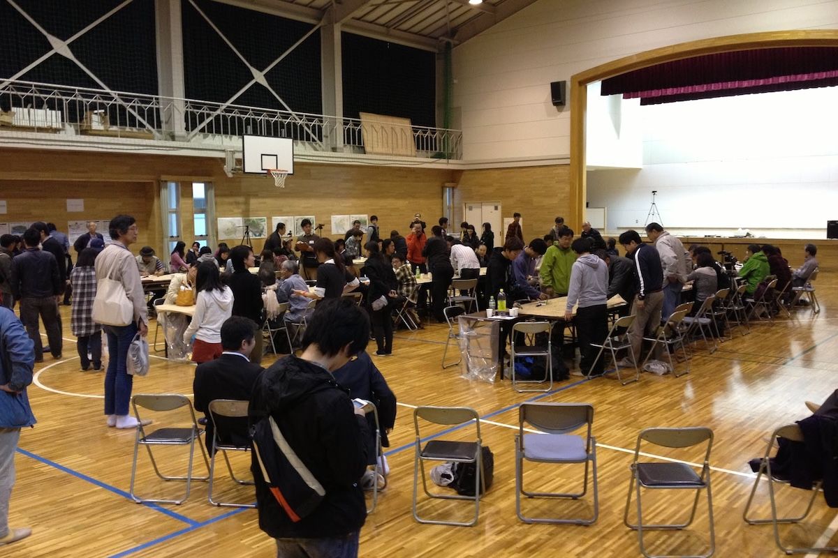 2013年11月3日に開催された岩手県大槌町での対話の場 おらだちのまちはおらだちがつくっぺ～住民まちづくり文化祭～