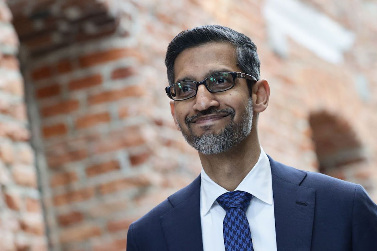 スンダー・ピチャイ（アルファベットCEO）Photo by Jakub Porzycki/NurPhoto via Getty Images