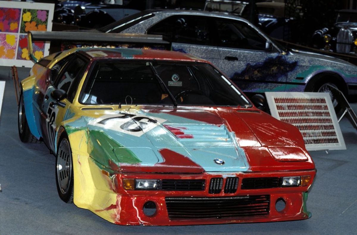 Andy Warhol 1979 BMW m1. (Photo by Pool GEORGEON/ROSSI/Gamma-Rapho via Getty Images)
