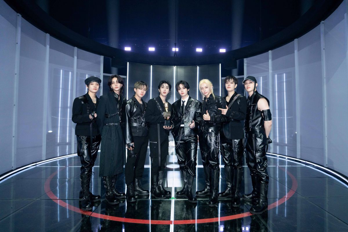 Stray Kids。2024ビルボード・ミュージック・アワードにて（JYP Entertainment/Penske Media via Getty Images）