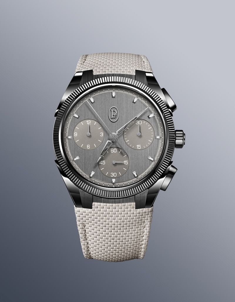 自動巻き、サーメットケース、ケ ース径42.5㎜。今夏発売予定。￥6,556,000