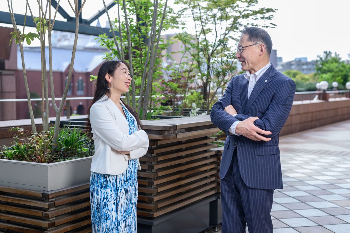 「遊びがないとひらめきも生まれない。そういう場所を研究者につくってあげたい」と話す生方。STC活用の可能性についても、宮澤との対話は深まっていった。