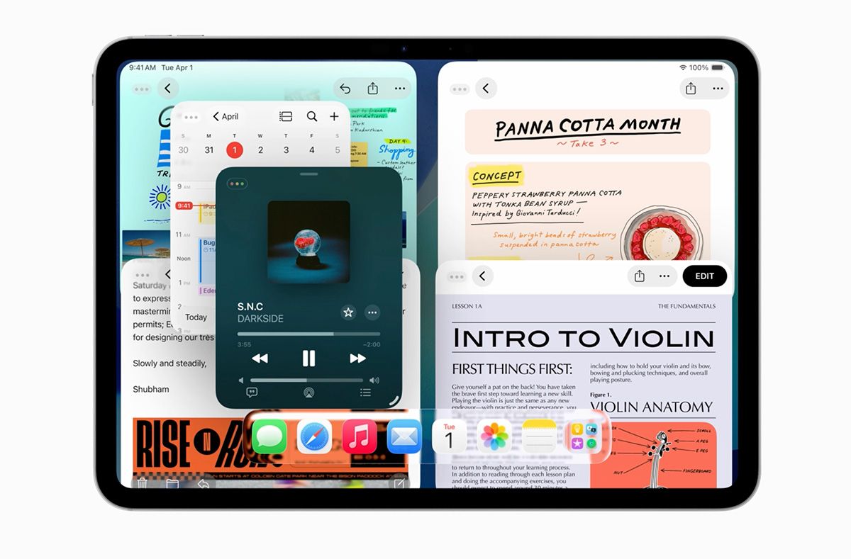 iPadOS 26ではマルチウィンドウによるタスク処理がよりスムーズに行える