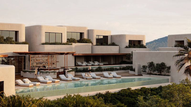 NOT A HOTEL MIURA POOL CLUBのCLUB SUITE（完成予想CGパース）