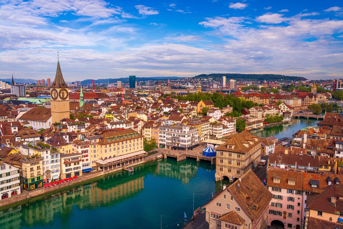 最も住みやすい都市ランキング2位、スイスのチューリヒ(Shutterstock.com)