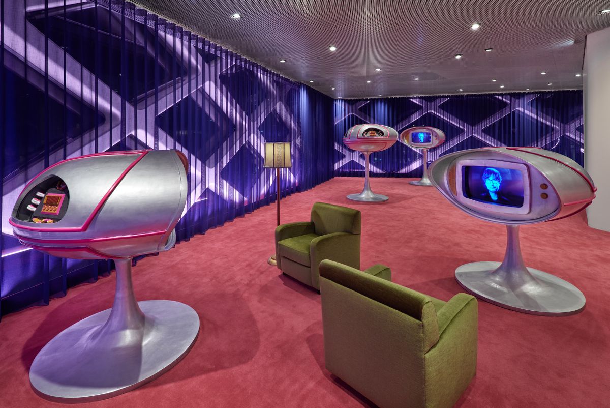 Satellites” by Nicolas Winding Refn with Hideo Kojima,Prada Aoyama Tokyo,  18.4 – 25.8.2025, Photo Yasuhiro Takagi, Courtesy Prada