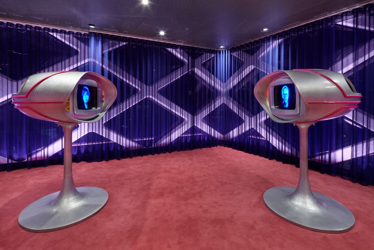 Satellites” by Nicolas Winding Refn with Hideo Kojima,Prada Aoyama Tokyo,  18.4 – 25.8.2025, Photo Yasuhiro Takagi, Courtesy Prada