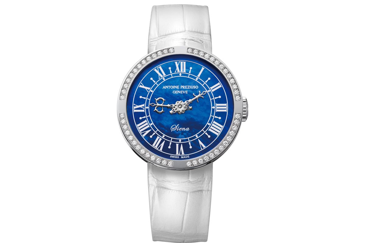 自動巻き、SSケース、ケース34.5㎜。1782000円〈アントワーヌ プレジウソ ジュネーブ／一新時計 Tel:03-6631-0087〉