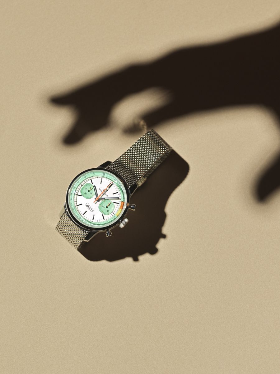 自動巻き、SSケース、ケース径41㎜。1138500円（ブライトリング／ブライトリング・ジャパン Tel:0120-105-707）