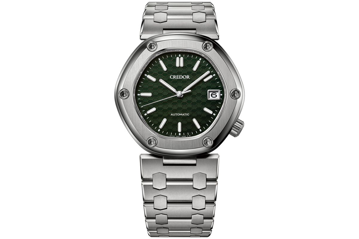 自動巻き、Tiケース、ケース径38.8㎜。1870000円〈クレドール／セイコーウオッチお客様相談室 Tel:0120-302-617〉