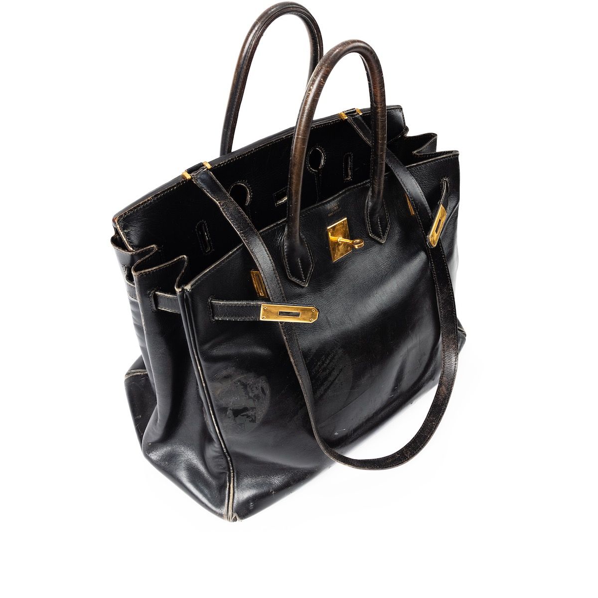 ジェーン・バーキンが愛用したオリジナルの「バーキン」バッグ（Sotheby's）