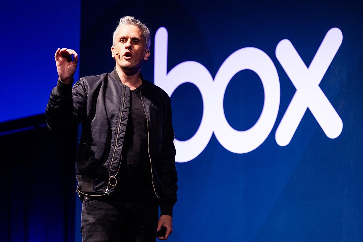 AIスタートアップがテクノロジー業界に地殻変動を起こしている。BoxのレヴィCEO （写真）は「シリコンバレーにいること自体がプレッシャー。すべてが圧倒的なスピードで変化していく」と語る　　Courtesy of Box