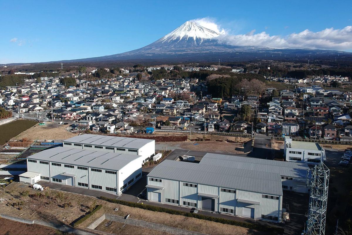 静岡本社の工場の様子