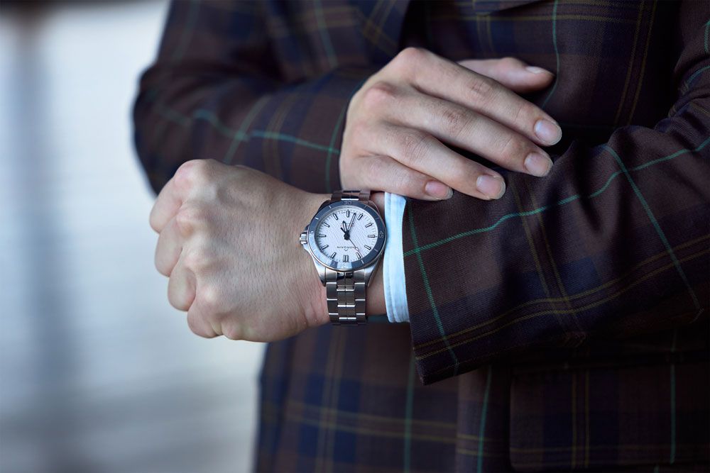 ノルケイン『NEVEREST Glacier 40mm』着用イメージ