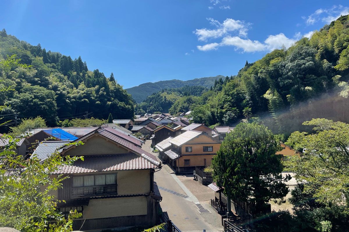 石見銀山の麓にある大森町