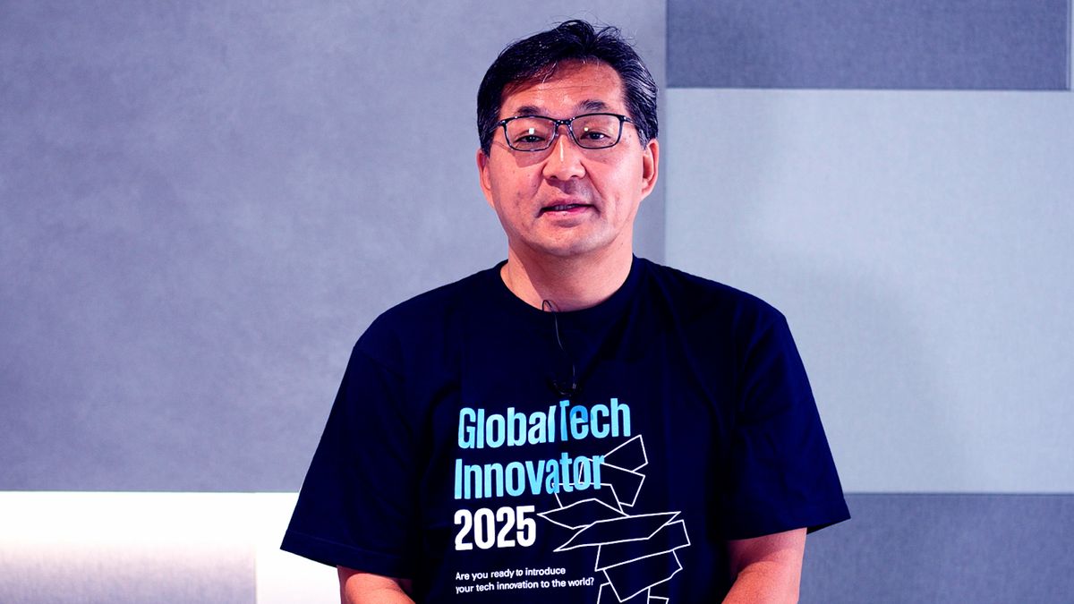 KPMGジャパン共同チェアマンの山田裕行は冒頭のあいさつで出場者にエールを送った（写真：KPMG提供）