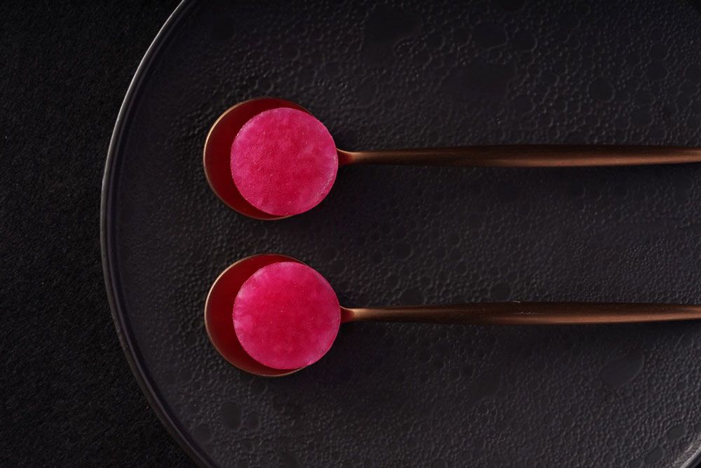 赤紫蘇のグラニテ