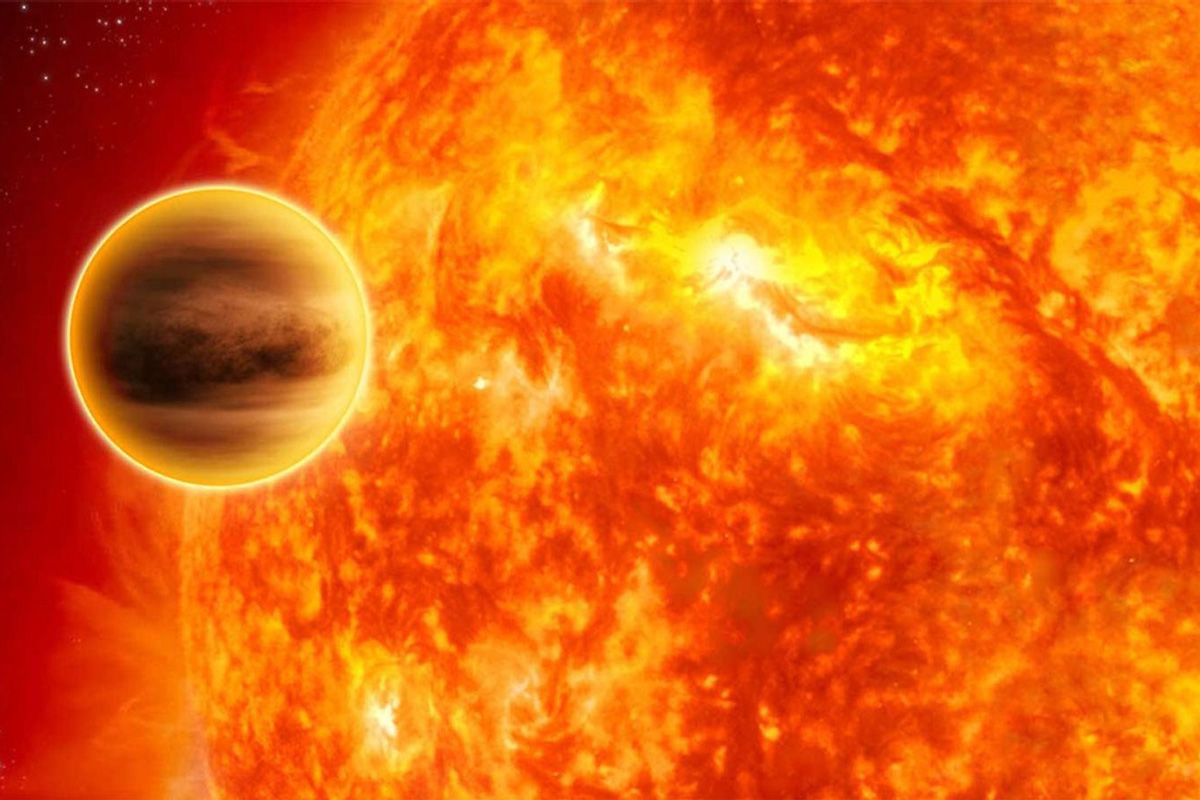 系外惑星「ペガスス座51番星b」。史上初めて発見された、太陽に似た恒星を公転する太陽系外惑星(c)NASA